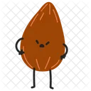 Angry almond  Icon