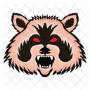 Animal Mascot Angry Animal Wild Creature Icon