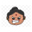Indian Aunty Emoji Icon