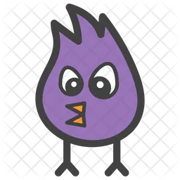 Angry Bird Emoji Icon