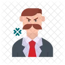 Angry Boss Angry Employee Icon