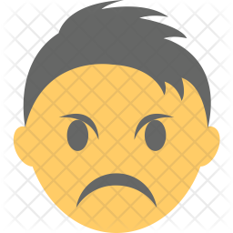 Angry Boy Icon