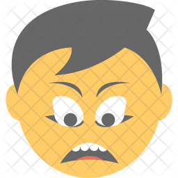 Angry Boy Icon