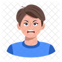 Angry Boy  Icon