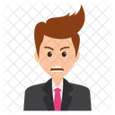 Angry Businessman  Icon