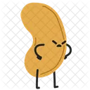Angry cashew nut  Icon