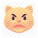 Angry Cat Emoji Icon