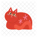 Angry cat cartoon clipart  Icon