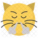 Angry Cat Face  Icon