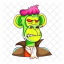 Angry Chimpanzee Angry Monkey Monkey Character Icon