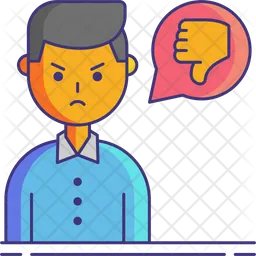 Angry Customer  Icon