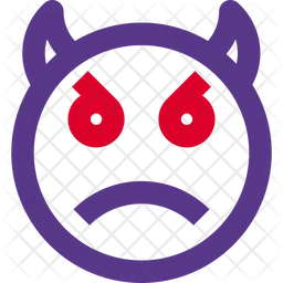 Angry Devil Emoji Icon
