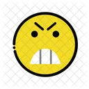 Angry Emoticons Sad Icon