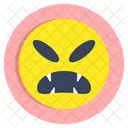 Angry Emoji Emoticon Emotag Icon