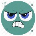 Angry Emoticon Horror Emotion Emoji Icon
