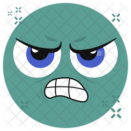 Angry Emotag Emoji Icon