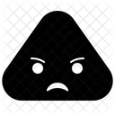 Angry Expression Face Icon
