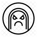 Angry emoticon  Icon
