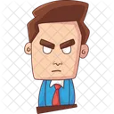 Angry Employee  Icon