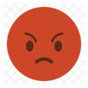 Angry face  Icon