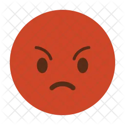 Angry face  Icon