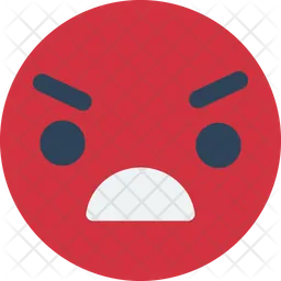 Angry Face  Icon