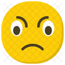 Angry Face Emoji Icon