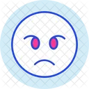 Angry Face Emoji  Icon