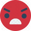 Angry Face  Icon