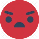 Angry Face  Icon
