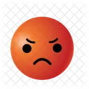 Angry Face  Icon