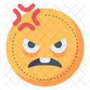 Angry Face  Icon