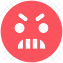 Angry Face  Icon