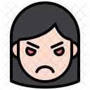 Angry Girl  Icon