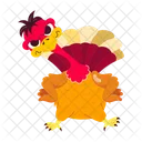 Turkey Cartoon Turkey Stickers Cute Turkey Icon