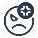 Angry Anger Emotion Icône