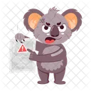 Angry koala  Icon