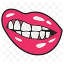 Angry Lip Biting  Icon
