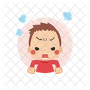 Angry Boy Avatar Icon