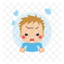 Angry Boy Avatar Icon