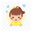 Angry Girl Avatar Icon