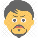 Confounded Angry Man Icon