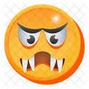 Angry Monster Emoji Icon