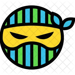 Angry Ninja Emoji Icon