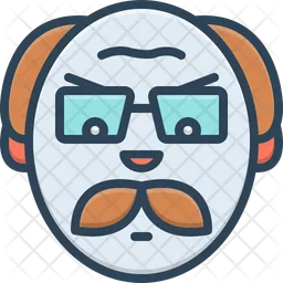 Angry Old Man  Icon