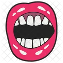 Angry Open Mouth  Icon