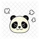 Panda Angry Sullenness Icon