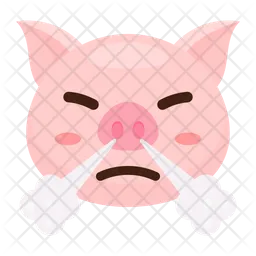 Angry Pig Emoji Icon