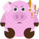 Serious Angry Emoji Emoticon Icon