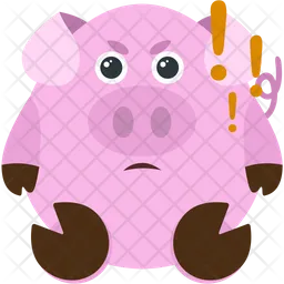 Angry Piggy  Icon